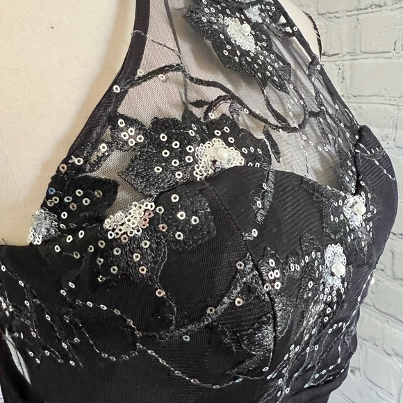 My Michelle Black Prom / Frmal Dress with sequins - Picture 7 of 7